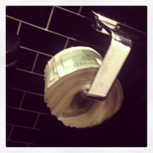 Maybe you still steal your toilet paper from places, but you get the point